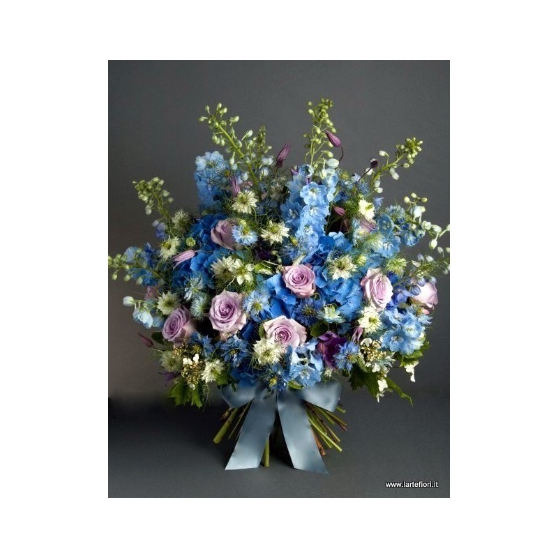 Buchet De Lux -Albastru Cer