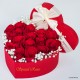 Roi 2 -grand Coeur de roses et d'orchidées vertes