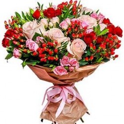 Bouquet in carta pane