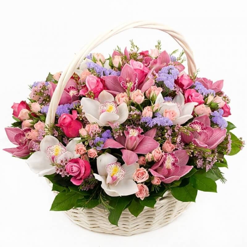 Elegante dai toni rosa.