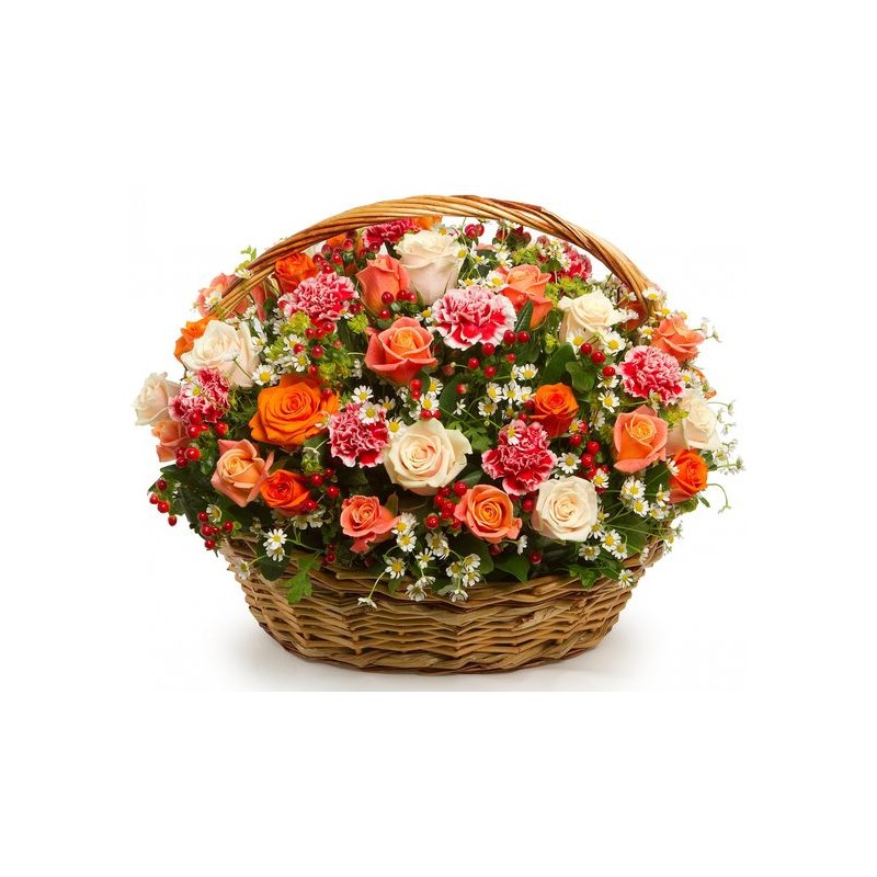 cesto di fiori
