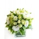 Bouquet in vetro top green 