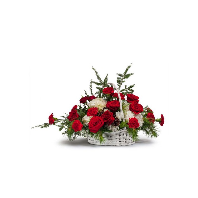 Cesto auguri di natale
