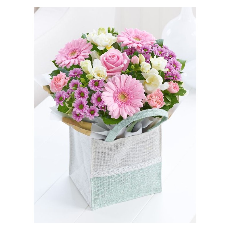 flowers in purse