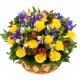 Cesto di due dozzine rose color crema