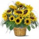 Cesto con girasoli