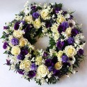 Corona di fiori media