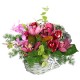 Cesto con orchidee