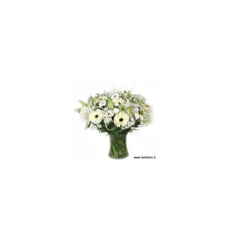 Belle Combinaison de fleurs Blanches