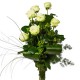7 rosas blancas