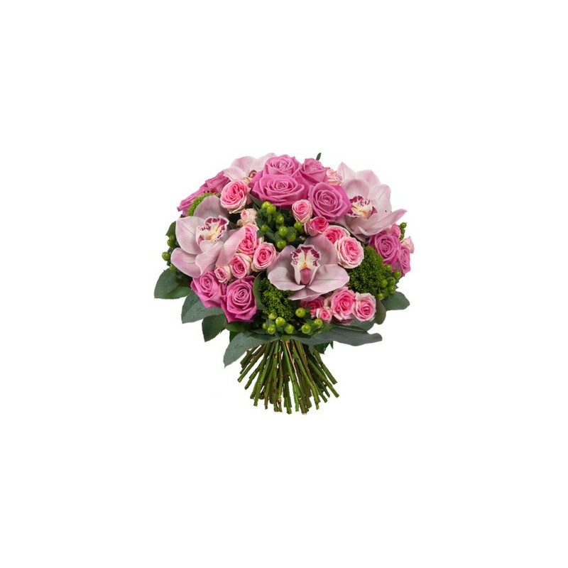 A Bouquet of forty roses, white